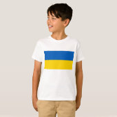 T-shirt Drapeau de l'Ukraine (Devant entier)