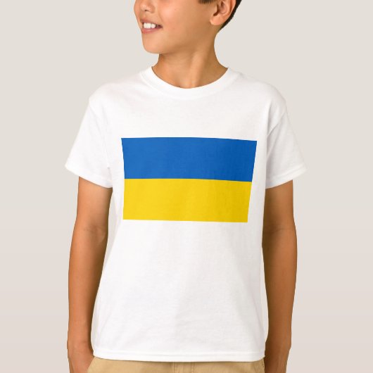 T-shirt Drapeau de l'Ukraine (Devant)
