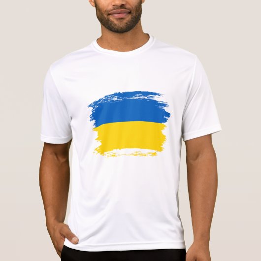 T-shirt Drapeau de l'Ukraine (Devant)