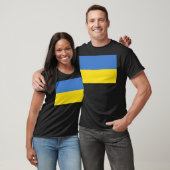 T-shirt Drapeau de l'Ukraine (Unisexe)