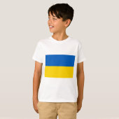 T-shirt Drapeau de l'Ukraine (Devant entier)