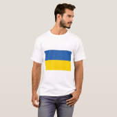 T-SHIRT DRAPEAU DE L'UKRAINE (Devant entier)