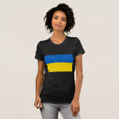 T-shirt Drapeau de l'Ukraine (Devant entier)