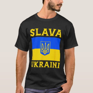 T-shirt Drapeau de l'Ukraine Fierté Slava Ukraini 3