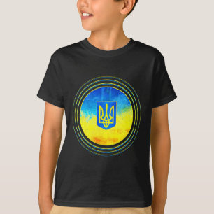T-shirt Drapeau de l'Ukraine Stand With Anti-Poutine Ukrai