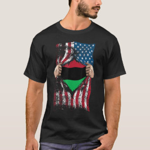 T-shirt Drapeau de l'Union panafricaine Loyal Afro-América