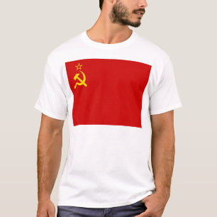 T-shirt Drapeau de l'Union soviétique, URSS, CCCP, communi