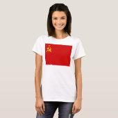 T-shirt Drapeau de l'Union soviétique, URSS, CCCP, communi (Devant entier)