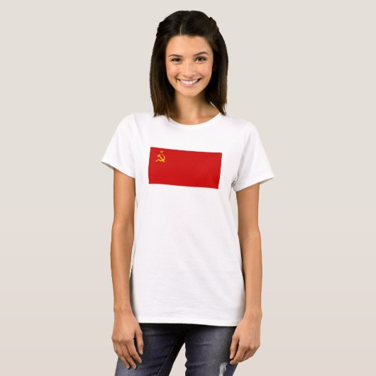 T-shirt drapeau de l'URSS (Devant entier)