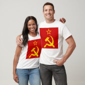 T-shirt Drapeau de l'URSS - Drapeau de l'Union soviétique (Unisexe)