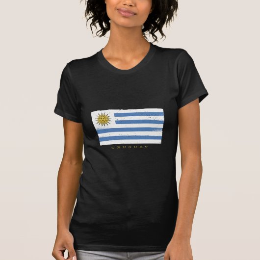 T-shirt Drapeau de l'Uruguay (Devant)