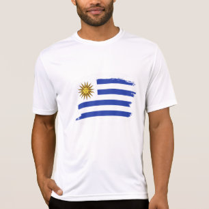 T-shirt Drapeau de l'Uruguay