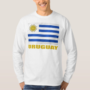 T-shirt Drapeau de l'Uruguay