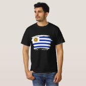 T-shirt drapeau de l'Uruguay (Devant entier)