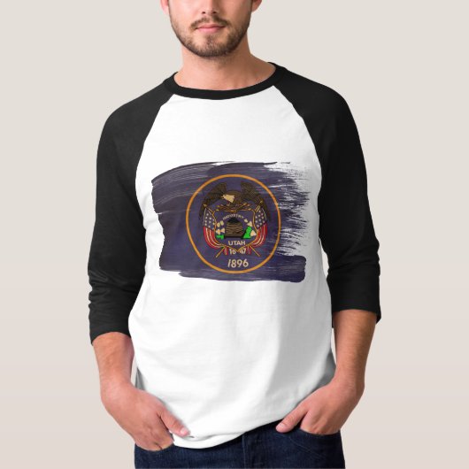 T-shirt Drapeau de l'Utah (Devant)