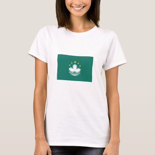 T-shirt Drapeau de Macao (Devant)