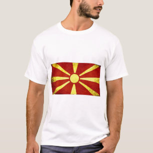 T-shirt Drapeau de Macédoine