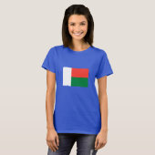 T-shirt Drapeau de Madagascar (Devant entier)