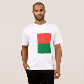 T-shirt Drapeau de Madagascar (Devant entier)