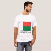 T-shirt Drapeau de Madagascar (Devant entier)