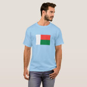 T-shirt Drapeau de Madagascar (Devant entier)