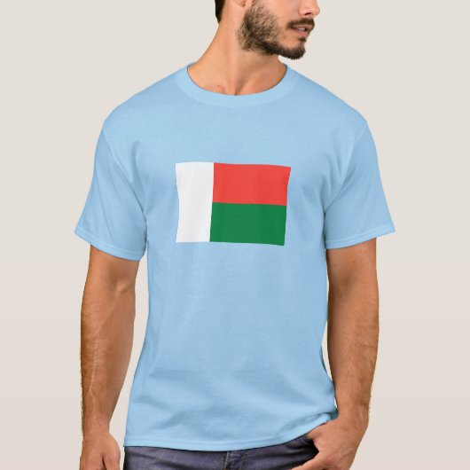 T-shirt Drapeau de Madagascar (Devant)