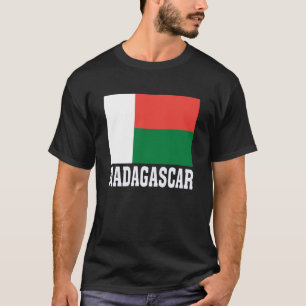 T-shirt Drapeau de Madagascar Souvenir Patriotique Nationa