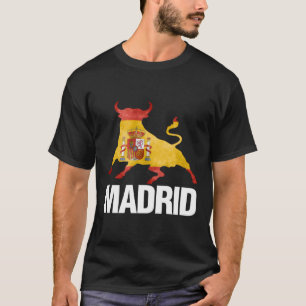 T-shirt Drapeau de Madrid Espagne