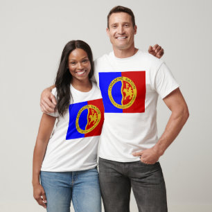 T-shirt Drapeau de maison personnalisé étanche aux intempé
