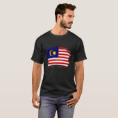 T-shirt Drapeau de Malaisie (Devant entier)