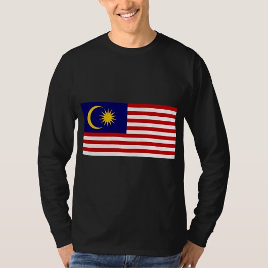 T-shirt Drapeau de Malaisie (Devant)