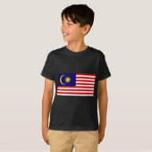T-shirt Drapeau de Malaisie (Devant entier)