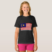 T-shirt Drapeau de Malaisie (Devant entier)