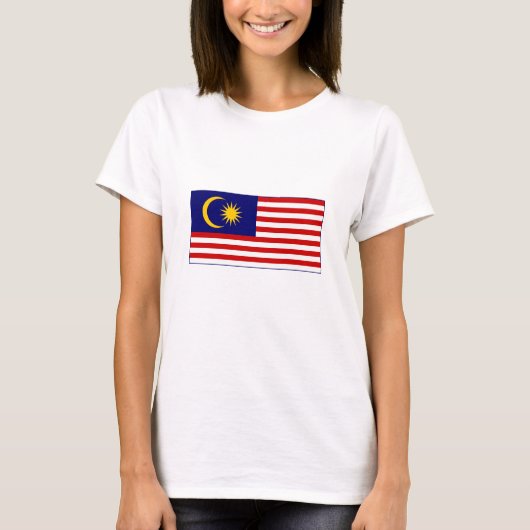 T-shirt Drapeau de Malaisie (Devant)