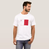 T-shirt Drapeau de Malte (Devant entier)