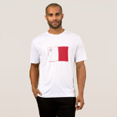 T-shirt Drapeau de Malte (Devant entier)