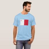T-shirt Drapeau de Malte (Devant entier)