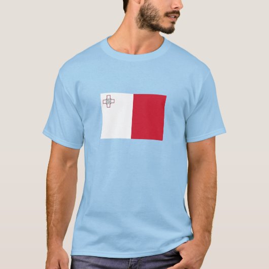 T-shirt Drapeau de Malte (Devant)