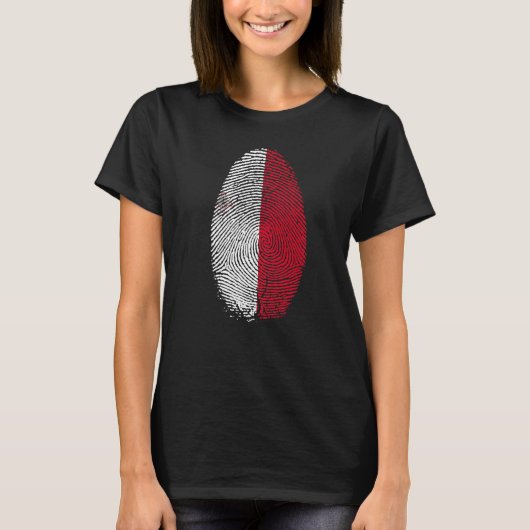 T-shirt Drapeau de Malte Empreinte C'est dans mon ADN pour (Devant)