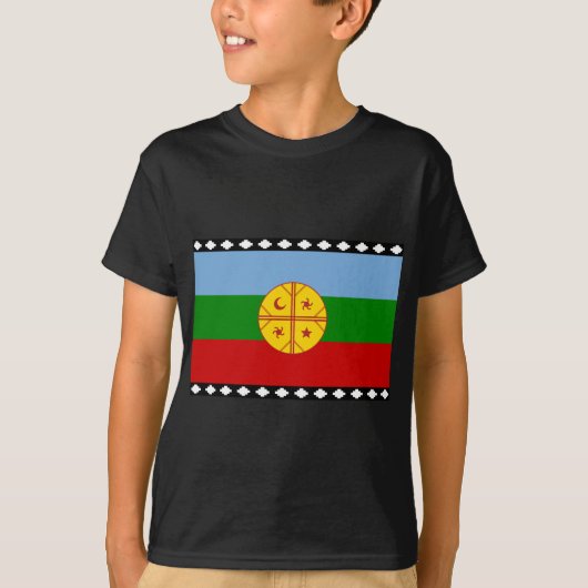 T-shirt Drapeau de Mapuche (Devant)