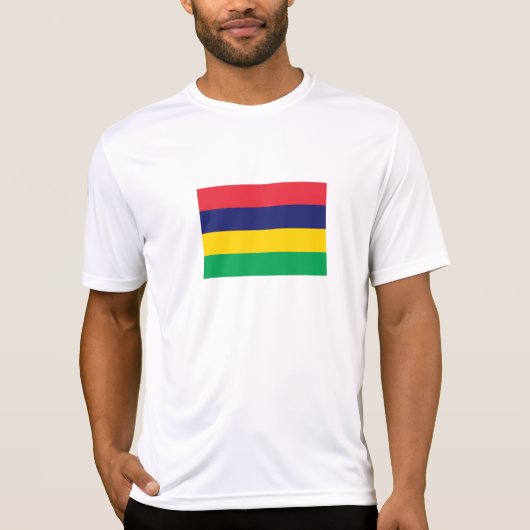 T-shirt Drapeau de Maurice (Devant)