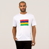T-shirt Drapeau de Maurice (Devant entier)