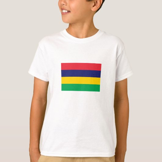 T-shirt Drapeau de Maurice (Devant)