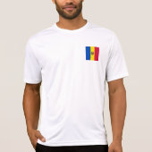 T-shirt Drapeau de Moldavie (Devant)