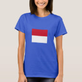T-shirt Drapeau de Monaco (Devant)