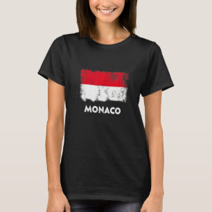 T-shirt Drapeau de Monaco