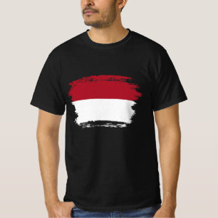 T-shirt Drapeau de Monaco