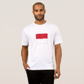 T-shirt Drapeau de Monaco (Devant entier)