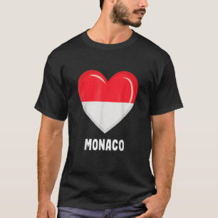 T-shirt Drapeau de Monaco Monacan 1