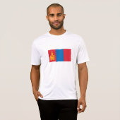 T-shirt Drapeau de Mongolie (Devant entier)
